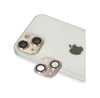 Apple İphone 13 Uyumlu Pers Alüminyum Kamera Lens - Gold