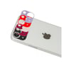 Apple İphone 13 Uyumlu Rainbow Kamera Lens Koruma Cam - Rose Gold
