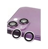 Apple İphone 14 Plus Uyumlu Raze Metal Kamera Lens - Mor