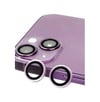 Apple İphone 14 Plus Uyumlu Raze Metal Kamera Lens - Mor