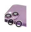Apple İphone 14 Plus Uyumlu Raze Metal Kamera Lens - Mor