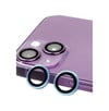 Apple İphone 14 Uyumlu Raze Metal Kamera Lens - Mavi
