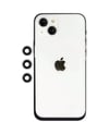 Apple İphone 14 Uyumlu Shine Kamera Lens - Gümüş