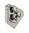 Apple İphone 15 Pro Max Uyumlu Bilvis Titan Kamera Lens - Titan Gri