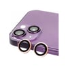 Apple İphone 15 Uyumlu Raze Metal Kamera Lens - Pembe