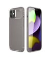 Apple iPhone Uyumlu  11 Kılıf Auto Focus Karbon Kapak -  Gri Belirtilmemiş