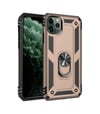 Apple iPhone Uyumlu  11 Pro Kılıf Sofya Yüzüklü Silikon Kapak -  Gold Belirtilmemiş