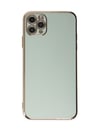 Apple iPhone Uyumlu 11 Pro Max - Kılıf Volet Silikon - Açık Yeşil Belirtilmemiş