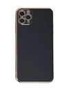Apple iPhone Uyumlu  11 Pro Max Kılıf Volet Silikon -  Siyah Belirtilmemiş