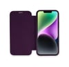 Apple iPhone Uyumlu 12 - Kılıf Dolpin - Kapaklı - Derin Mor Belirtilmemiş