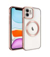 Apple iPhone Uyumlu   12 Kılıf Kross Magneticsafe Kapak - Rose Belirtilmemiş