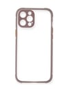 Apple iPhone Uyumlu 12 - Kılıf Miami Şeffaf Silikon - Açık Mor Belirtilmemiş