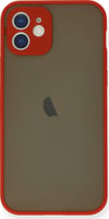 Apple iPhone Uyumlu   12 Mini Kılıf Montreal Silikon Kapak - Kırmızı Belirtilmemiş