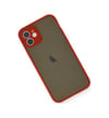 Apple iPhone Uyumlu   12 Mini Kılıf Montreal Silikon Kapak - Kırmızı Belirtilmemiş
