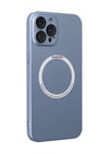 Apple iPhone Uyumlu   12 Pro Kılıf Jack Magneticsafe Lens Silikon - Sierra Blue Belirtilmemiş