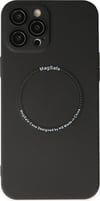 Apple iPhone Uyumlu  12 Pro Kılıf Jack Magneticsafe Lens Silikon -  Siyah Belirtilmemiş