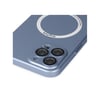 Apple iPhone Uyumlu   12 Pro Kılıf Jack Magneticsafe Lens Silikon - Sierra Blue Belirtilmemiş