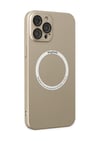 Apple iPhone Uyumlu 12 Pro - Kılıf Jack Magneticsafe Lens Silikon - Gold Belirtilmemiş