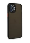 Apple iPhone Uyumlu  12 Pro Kılıf Montreal Silikon Kapak -  Siyah Belirtilmemiş
