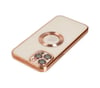 Apple iPhone Uyumlu 12 Pro - Kılıf Slot Silikon - Rose Gold Belirtilmemiş