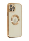 Apple iPhone Uyumlu 12 Pro - Kılıf Slot Silikon - Gold Belirtilmemiş