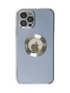 Apple iPhone Uyumlu   12 Pro Kılıf Store Silikon - Sierra Blue Belirtilmemiş