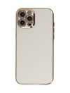 Apple iPhone Uyumlu  12 Pro Kılıf Volet Silikon -  Beyaz Belirtilmemiş