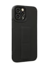 Apple iPhone Uyumlu  12 Pro Max Kılıf Mega Standlı Silikon -  Siyah Belirtilmemiş