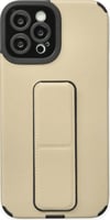 Apple iPhone Uyumlu 12 Pro Max - Kılıf Mega Standlı Silikon - Gold Belirtilmemiş