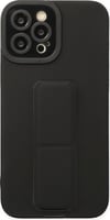 Apple iPhone Uyumlu  12 Pro Max Kılıf Mega Standlı Silikon -  Siyah Belirtilmemiş