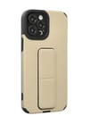 Apple iPhone Uyumlu 12 Pro Max - Kılıf Mega Standlı Silikon - Gold Belirtilmemiş