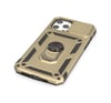 Apple iPhone Uyumlu  12 Pro Max Kılıf Pars Lens Yüzüklü Silikon -  Gold Belirtilmemiş