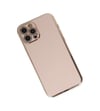 Apple iPhone Uyumlu   12 Pro Max Kılıf Volet Silikon - Pembe Belirtilmemiş
