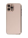 Apple iPhone Uyumlu   12 Pro Max Kılıf Volet Silikon - Pembe Belirtilmemiş