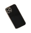 Apple iPhone Uyumlu  12 Pro Max Kılıf Volet Silikon -  Siyah Belirtilmemiş