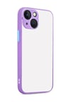 Apple iPhone Uyumlu   13 Kılıf Montreal Silikon Kapak - Mor Belirtilmemiş