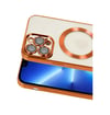 Apple iPhone Uyumlu 13 Pro  - Kılıf Kross Magneticsafe  - Kapak  - Turuncu Belirtilmemiş