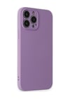Apple iPhone Uyumlu   13 Pro Kılıf Nano İçi Kadife Silikon - Koyu Lila Belirtilmemiş