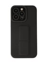 Apple iPhone Uyumlu  13 Pro Max Kılıf Mega Standlı Silikon -  Siyah Belirtilmemiş