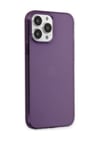 Apple iPhone Uyumlu   13 Pro Max Kılıf Pc Sert Şeffaf Kapak - Mor Belirtilmemiş