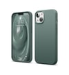 Apple iPhone Uyumlu   14 Kılıf First Silikon - Koyu Yeşil Belirtilmemiş