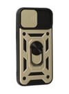 Apple iPhone Uyumlu  14 Kılıf Pars Lens Yüzüklü Silikon -  Gold Belirtilmemiş