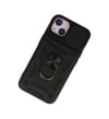 Apple iPhone Uyumlu  14 Kılıf Pars Lens Yüzüklü Silikon -  Siyah Belirtilmemiş
