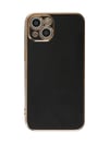 Apple iPhone Uyumlu  14 Kılıf Volet Silikon -  Siyah Belirtilmemiş