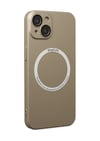 Apple iPhone Uyumlu  14 Plus Kılıf Jack Magneticsafe Lens Silikon -  Gold Belirtilmemiş