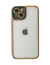 Apple iPhone Uyumlu  14 Plus Kılıf Liva Lens Silikon -  Yeşil Belirtilmemiş