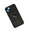 Apple iPhone Uyumlu  14 Plus Kılıf Pars Lens Yüzüklü Silikon -  Siyah Belirtilmemiş