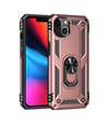 Apple iPhone Uyumlu 14 Plus - Kılıf Sofya Yüzüklü Silikon - Kapak - Rose Belirtilmemiş