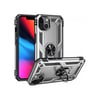 Apple iPhone Uyumlu  14 Plus Kılıf Sofya Yüzüklü Silikon Kapak -  Gümüş Belirtilmemiş