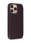 Apple iPhone Uyumlu   14 Pro Kılıf Dolpin Kapaklı - Derin Mor Belirtilmemiş
